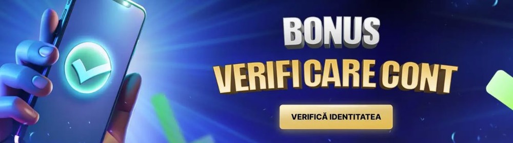 Banner cu bonus pentru verificarea contului WinBoss 